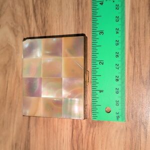 Vintage Mother of Pearl Compact Case